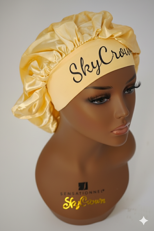 Bonnet en satin SkyCrown