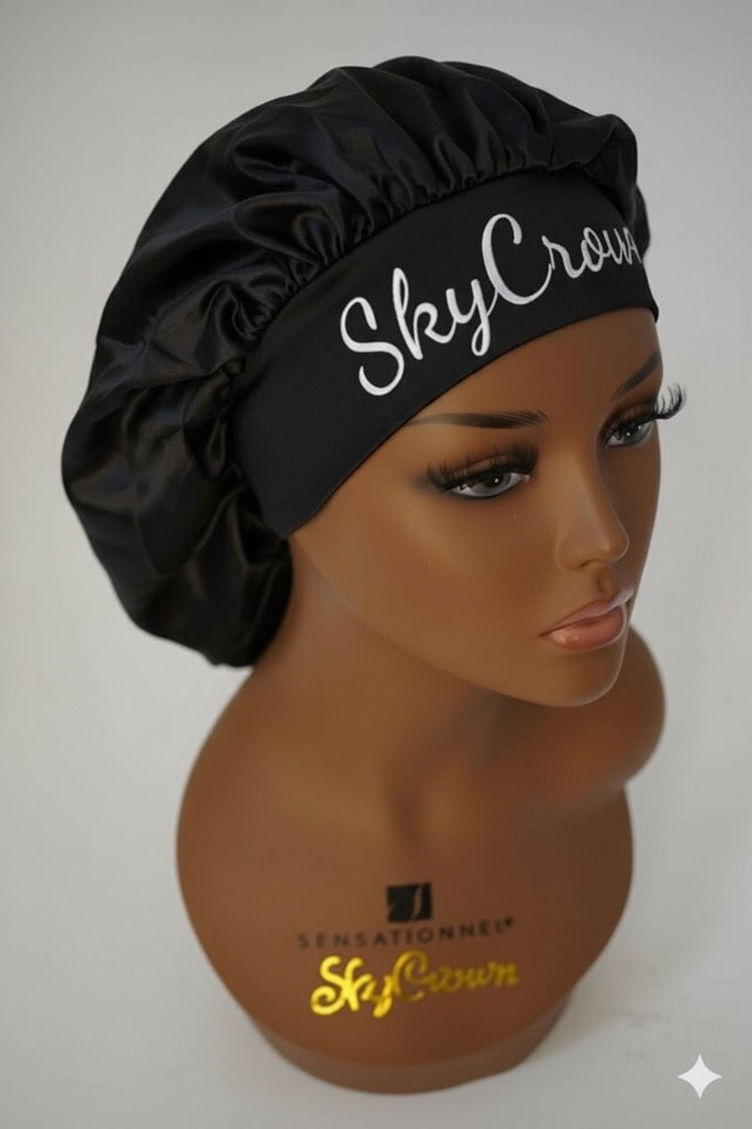 Bonnet en satin SkyCrown